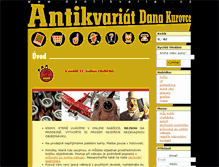Tablet Screenshot of dantikvariat.cz
